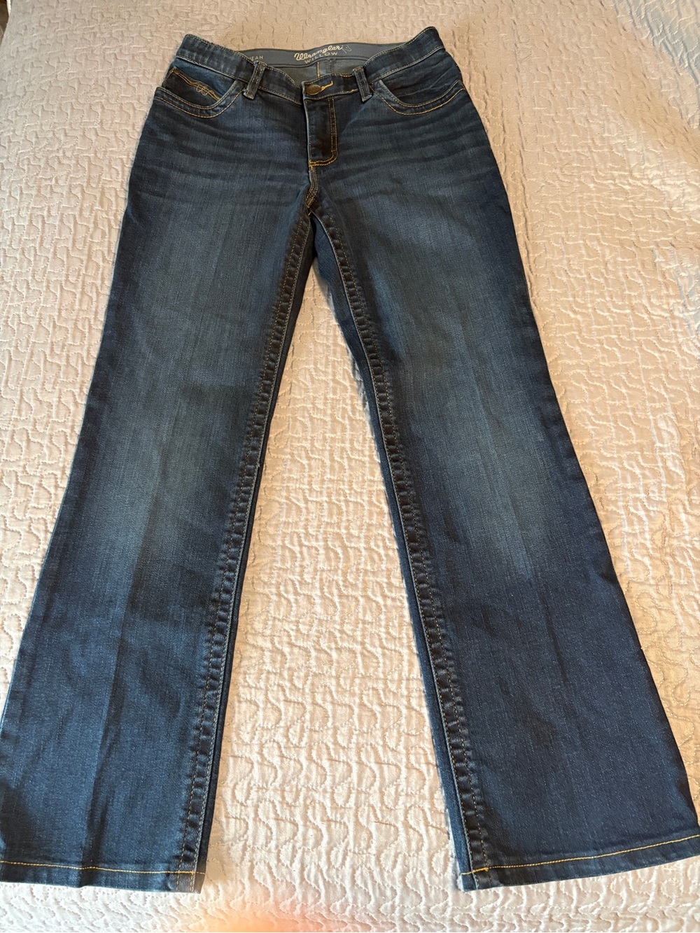 Wrangler Willow Ultimate Riding Jeans Women’s 7x32 Bootcut Medium Wash Stretch